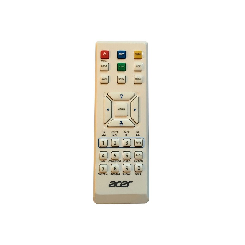 Original fjernbetjening til ACER MC.JK211.007, MC.JH611.001, VZ.J5300.005, VZ.J5600