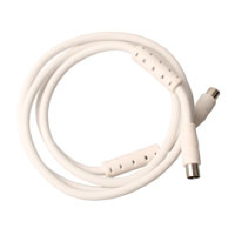 Antenneledning m/stik HF-tæt 1,5 m. hvid