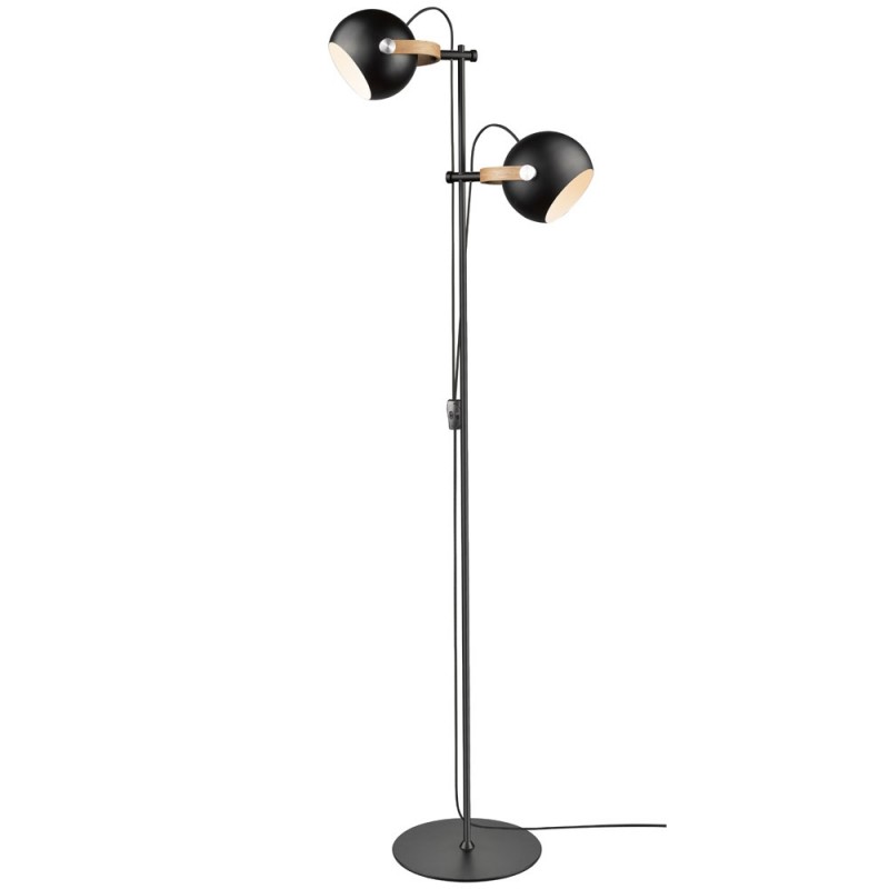 Halo Design D.C Gulvlampe 2L ø18 E27, sort / eg