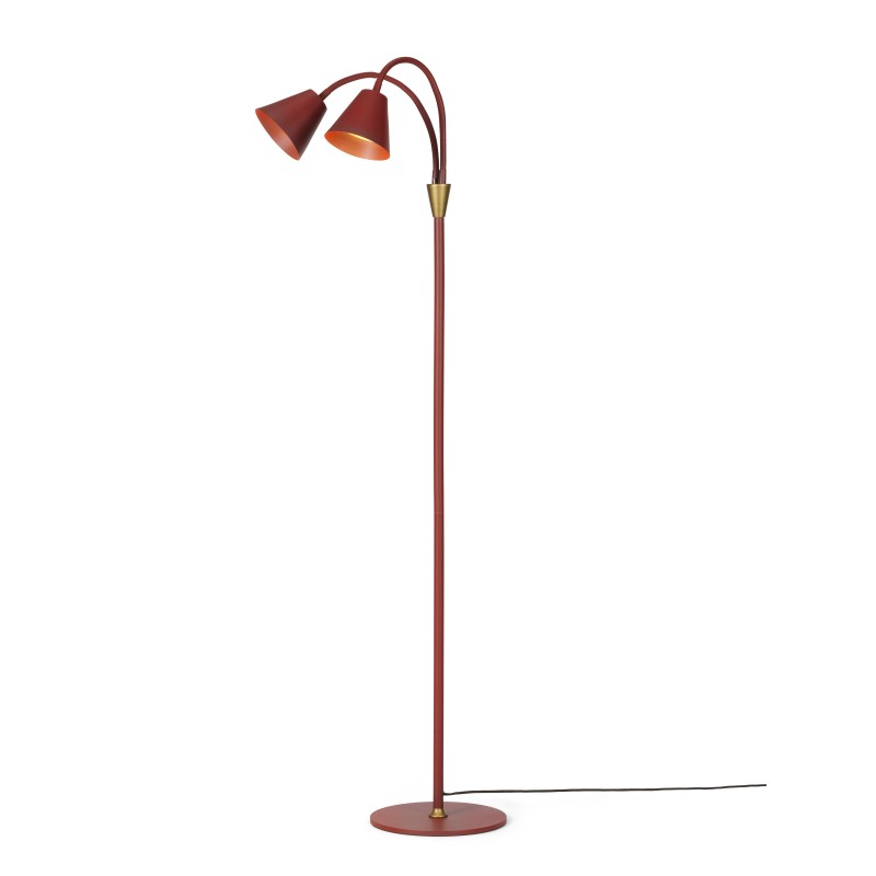 Halo Design Hygge Gulvlampe 2-Arme Ø40 Maroon Rød
