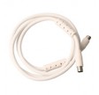 Antenneledning m/stik HF-tæt 1,5 m. hvid