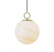 Halo Design Stockholm Pendel Ø30 Marble Brown