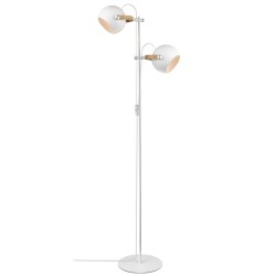 Halo Design D.C Gulvlampe 2L ø18 E27, hvid / eg